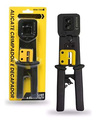 ALICATE CRIMPADOR E DECAPADOR EZ-RJ45 E EZ-RJ12/11 BOMVINK