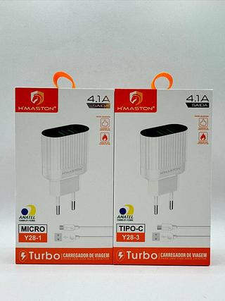 CARREGADOR 4.1A 2USB H MASTON