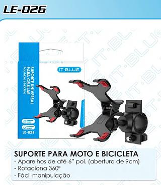SUPORTE UNIVERSAL PARA CELULAR ITBLUE
