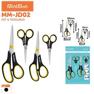 KIT DE TESOURAS DE AÇO INOXIDAVEL MINIMEN
