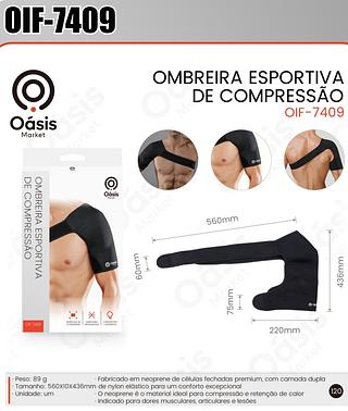 OMBREIRA ESPORTIVA DE COMPRESSÃO OÀSIS MARKET