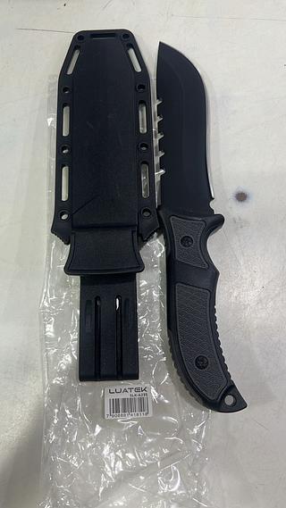 FACA TATICA DE AÇO PARA CAÇA LUATEK (27CM)