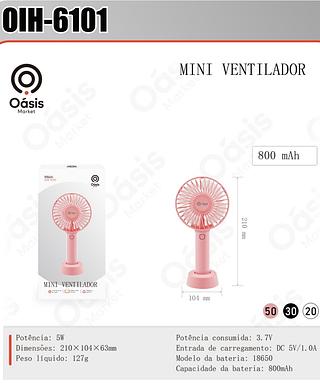 MINI VENTILADOR 800MAH OÀSIS MARKET