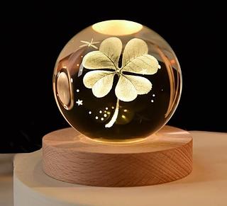 LUMINARIA BOLA ESFERA CRISTAL DE MESA OÀSIS MARKET