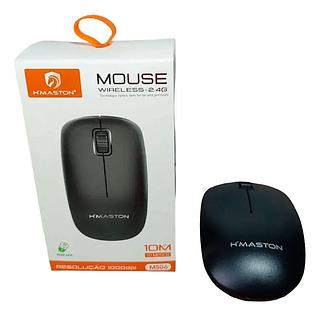 MOUSE SEM FIO WIRELESS+2.4G RESOLUÇAO 1000DPI H'MASTON
