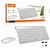 KIT DE TECLADO E MOUSE SEM FIO 2.4G/BLUETOOTH LEHMOX