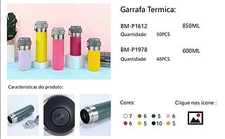 GARRAFA TERMICA 530ML BTOP