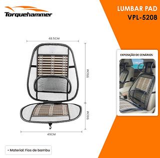 CAPA DE BANCO AUTOMOTIVO MODERNA POLIÉSTER E BAMBU CONFORT TORQUEHAMMER