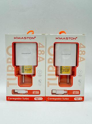 CARREGADOR TURBO 4.8A 2USB HMASTON
