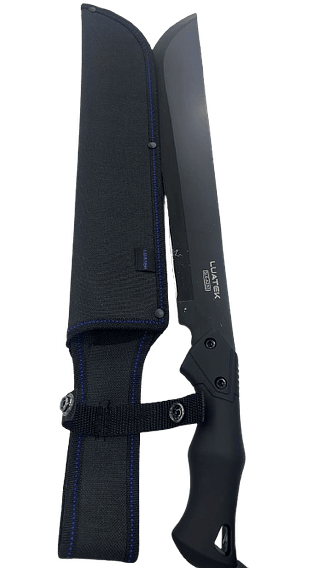 FACÃO LÂMINA AÇO INOX CABO/PLÁSTICO E BAINHA LUATEK