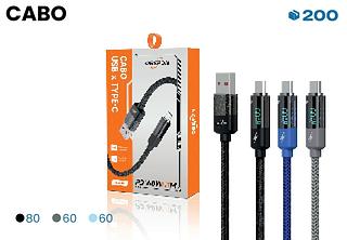 CABO USB*TYPE-C PD 60W 1M OBERON