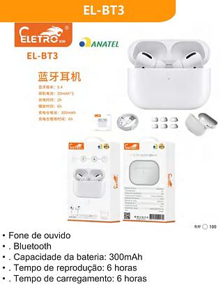 FONE DE OUVIDO SEM FIO COM CAPA PROTETORA ELETRO MEX