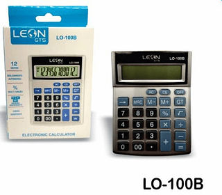 CALCULADORA ELETRONICA 12 DIGITOS LEON