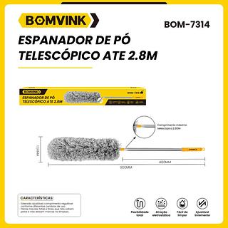ESPANADOR DE PO TELESCOPICO ATE 2.8M BOMVINK