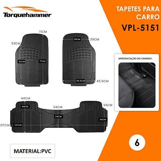 TAPETES PARA CARRO TORQUEHAMMER