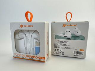 FONE DE OUVIDO INTRA-AURICULAR COM GRAVES POTENTES PEINING