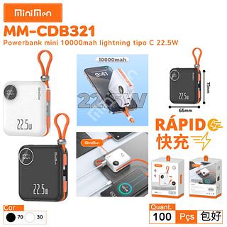 POWERBANK MINI 10000MAH LIGHTNING TIPO-C 22.5W MINIMEN