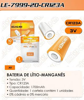 BATERIA DE LITIO-MANGANES LELONG MAX