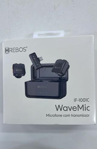 WAVEMIC MICROFONE COM TRANSMISSOR HREBOS