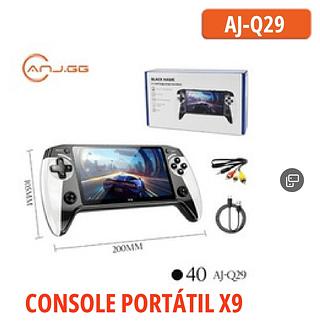 CONSOLE DE JOGOS PORTÁTIL BLACK HAWK X9