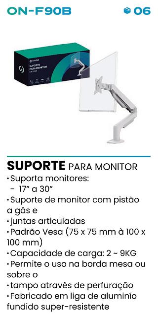 SUPORTE PARA MONITOR 75X75MM A 100X100MM ONISTEK