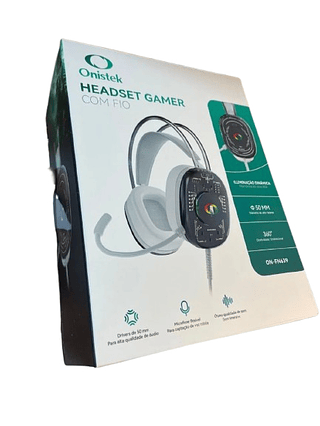 HEADSET GAMER COM FIO 50MM ONISTEK