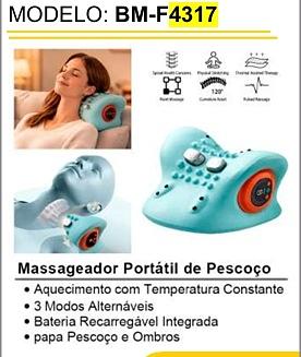 MASSAGEADOR PORTATIL PARA PESCOÇO E OMBROS B-MAX