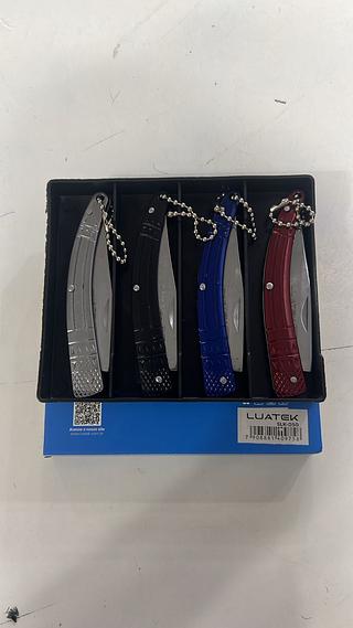 CANIVETE ALTA QUALIDADE AÇO INOXIDAVEL COM 4PÇS LUATEK (15.5CM)