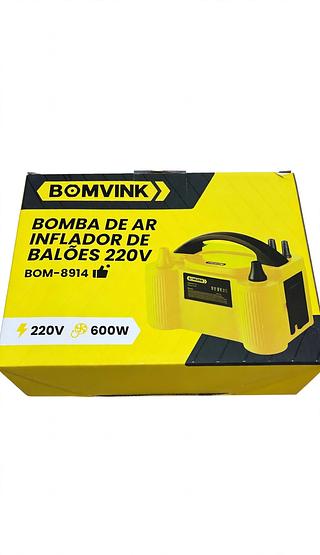 BOMBA DE AR INFLADOR DE BALOES 220V 600W BOMVINK