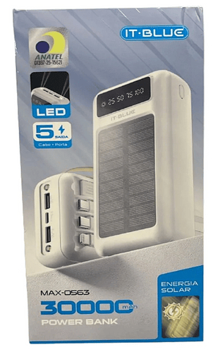POWER BANK 30000MAH IT-BLUE
