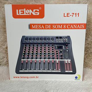 MESA DE SOM 8 CANAIS LELONG