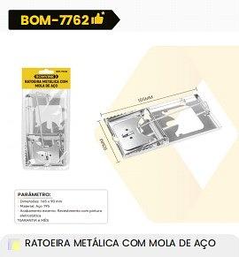 RATOEIRA METALICA COM MOLA DE AÇO BOMVINK