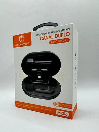 MICROFONE CANAL DUPLO LAPELA TIPO-C HMASTON
