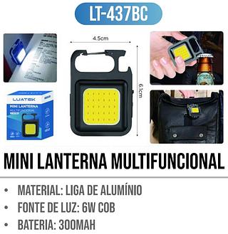 MINI LANTERNA MULTIFUNCIONAL LUATEK