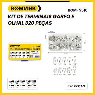 KIT TERMINAL ELETRICO 320PÇS BOMVINKV