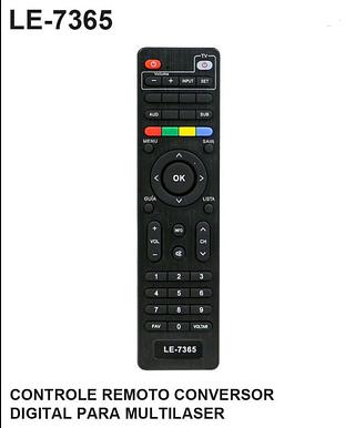 CONTROLE REMOTO CONVERSOR DIGITAL PARA MULTILAZER LELONG