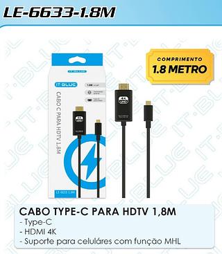 CABO C PARA HDTV 1.8M IT-BLUE
