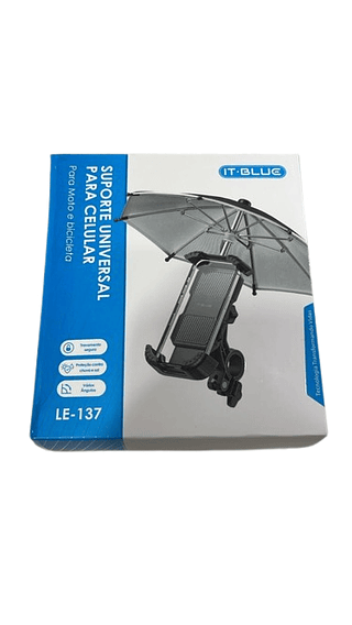 SUPORTE UNIVERSAL PARA CELULAR PARA MOTO E BICICLETA IT-BLUE