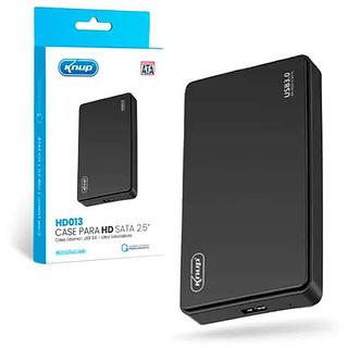 CASE PARA HD SATA 2.5'' CASE EXTERNO USB 3.0 ULTRA VELOCIDADE KNUP