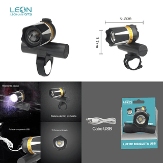 SINALIZADOR DE SEGURANÇA BICICLETA LEON GTS