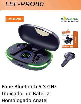 FONE DE OUVIDO SEM FIO 5.3 WIRELES LEHMOX