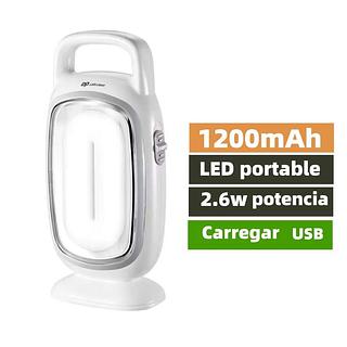 PORTABLE RECHARGEBLE LED LIGHT 1200MAH 2,6W SOFT