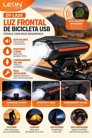 SINALIZADOR DE SEGURANÇA BICICLETA LEON GTS