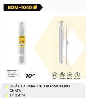 ESPATULA PARA BORRACHEIRO CHATA 10`` 25cm