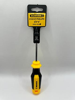 CHAVE DE FENDA 1/4*4" BOMVINK