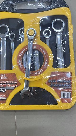 KIT CHAVES CATRACA COMBINADA 7 PCS MINIMEN