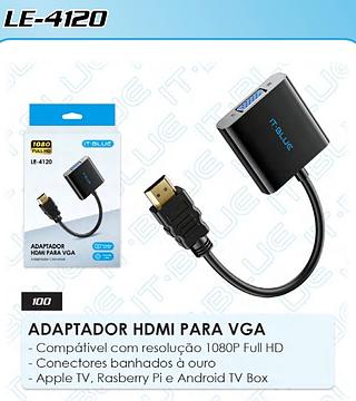 ADAPTADOR HDTV PARA VGA IT-BLUE