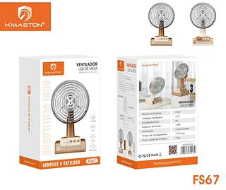 VENTILADOR USB DE MESA H'MASTON