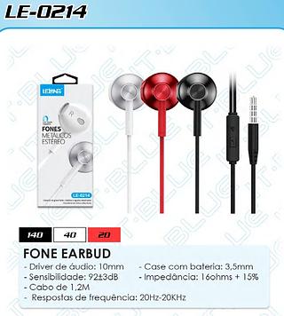 FONES METALICOS ESTEREO LELONG