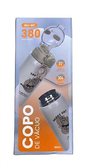 COPO DE VÁCUO 380ML 55ºC 304 AÇO INOXIDAVEL
